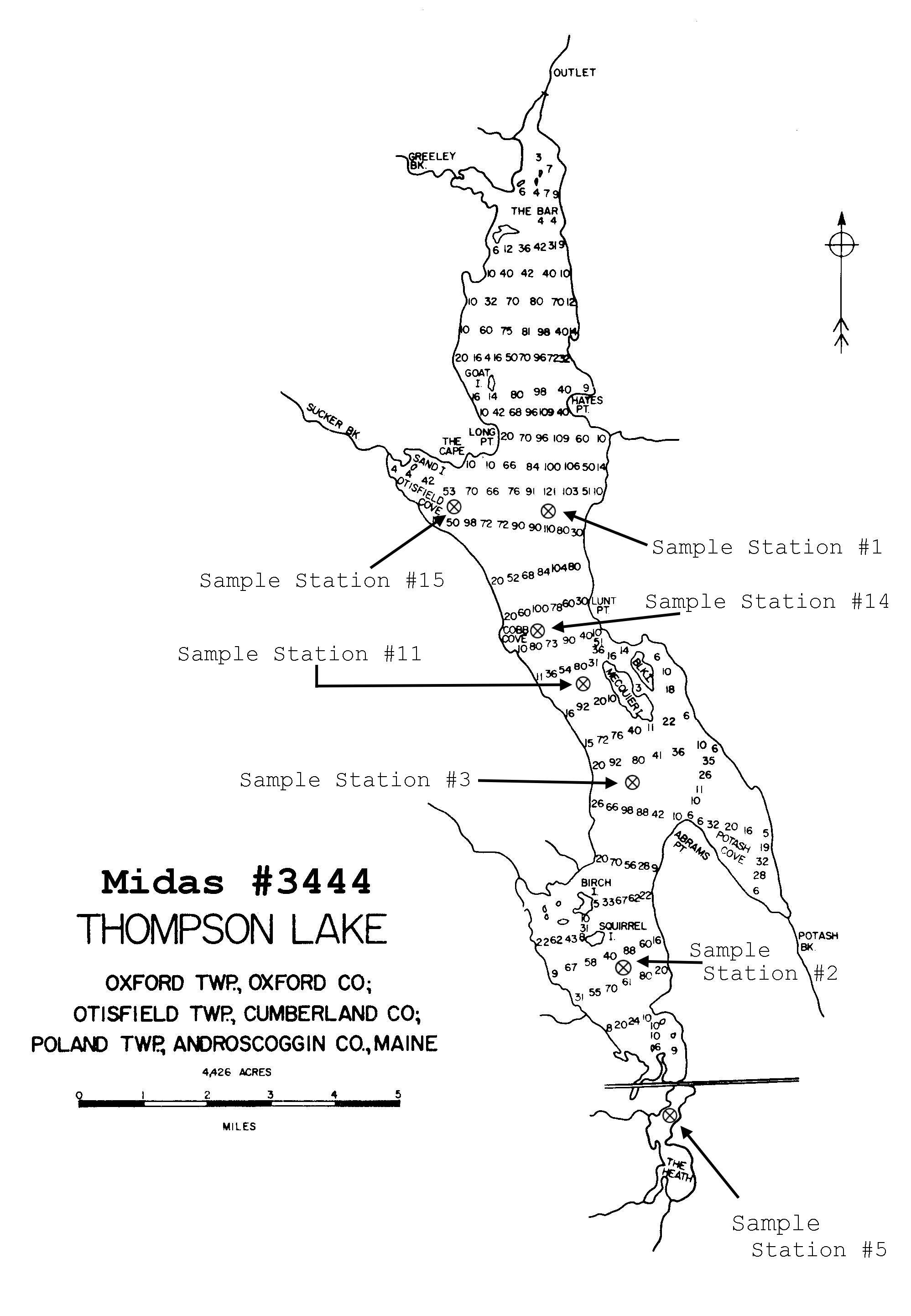 Maine Lake Charts