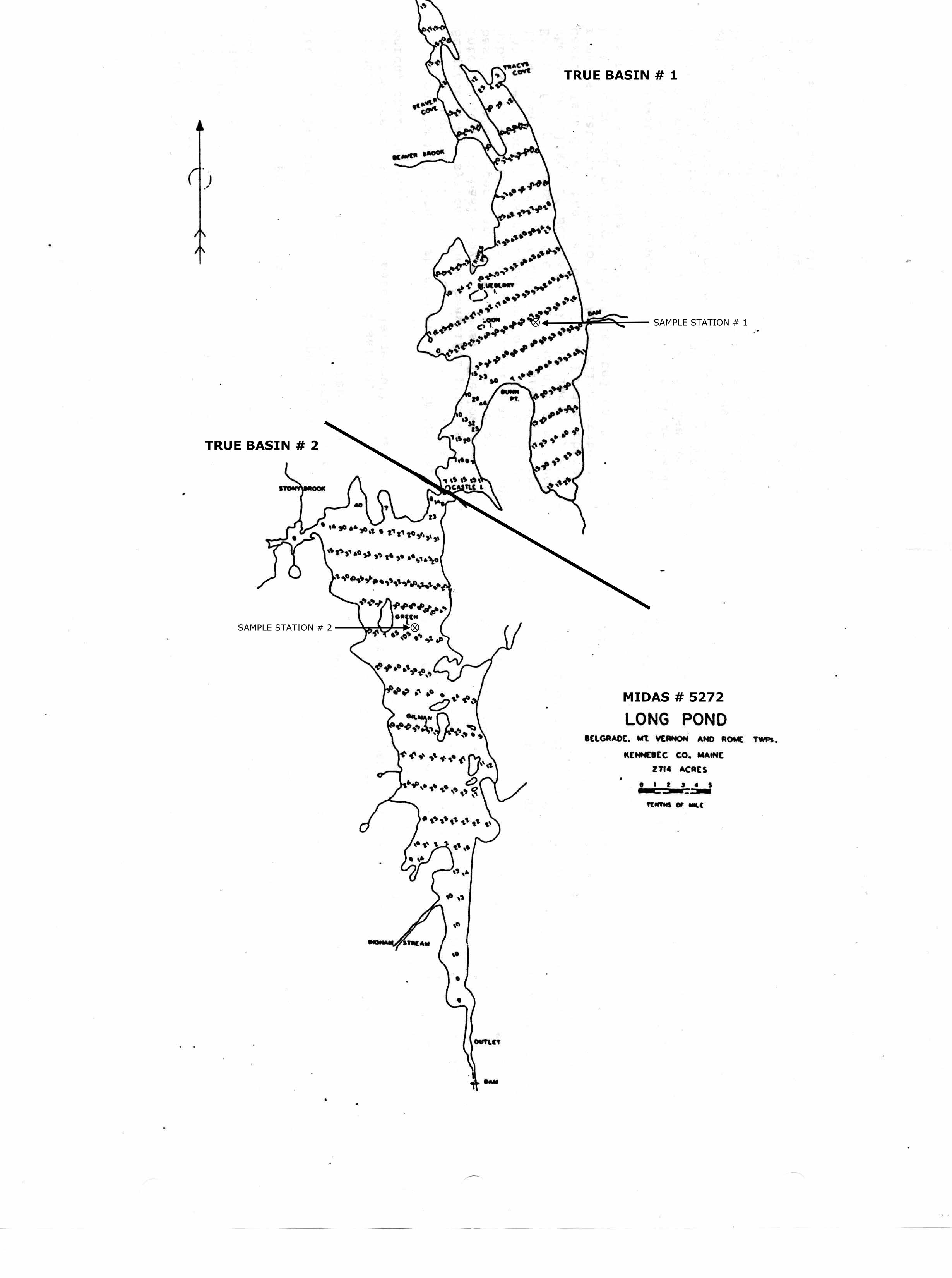 Maine Lake Charts