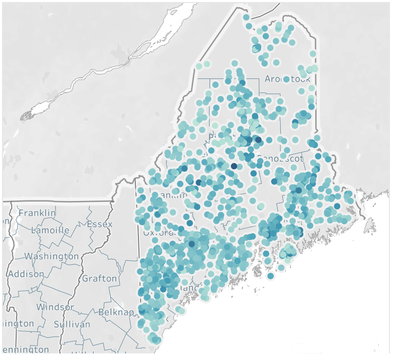 Lake Charts Maine