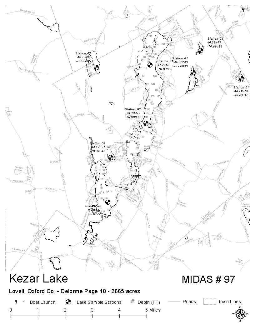 Newfound Lake Depth Chart