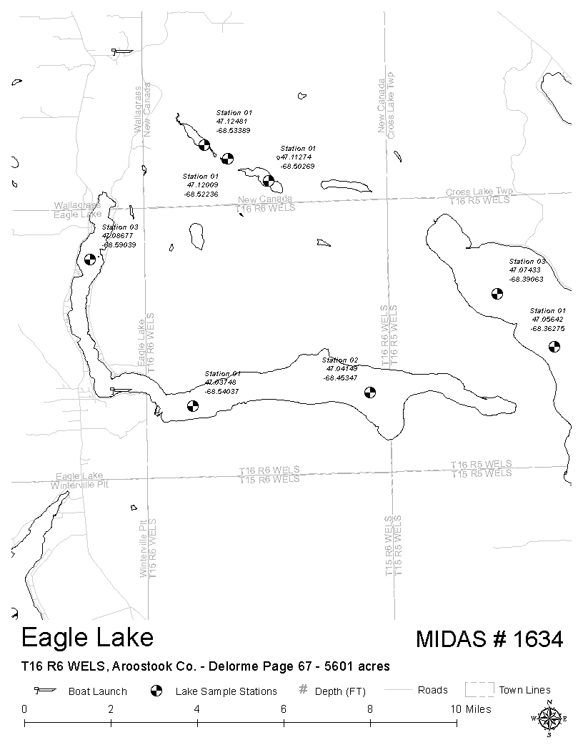 Eagle Lake Depth Chart