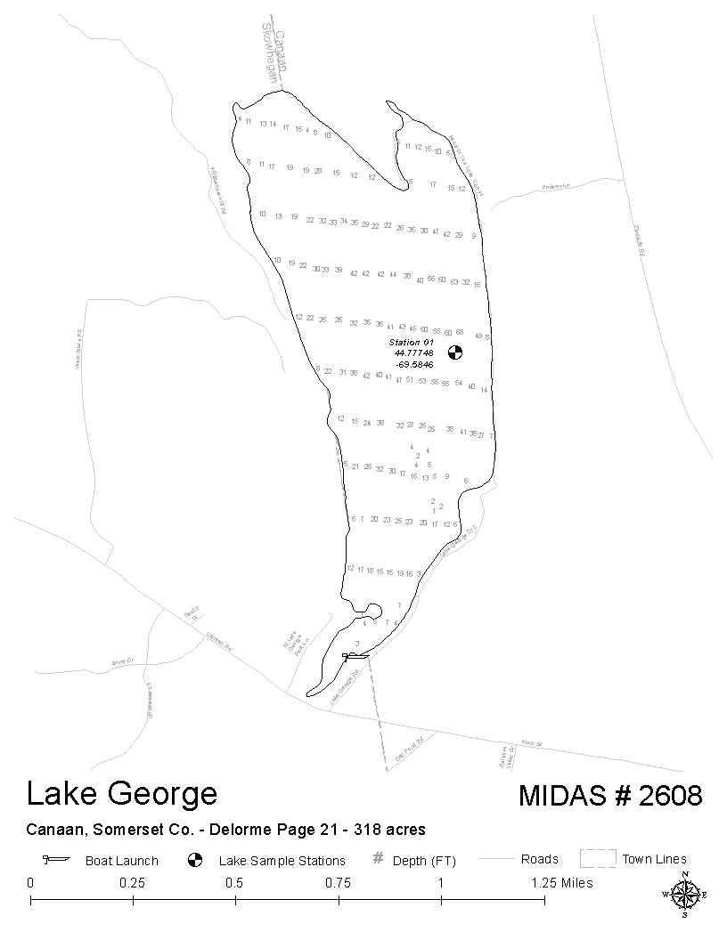 Lake George Depth Chart