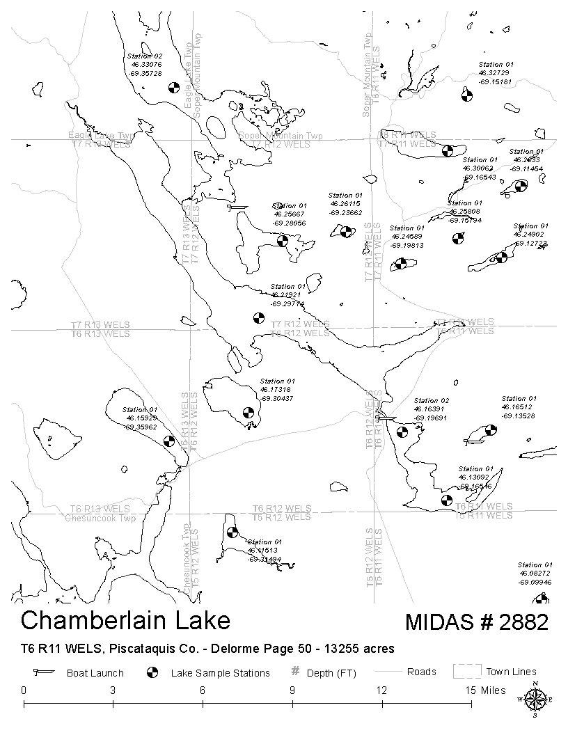 Eagle Lake Depth Chart