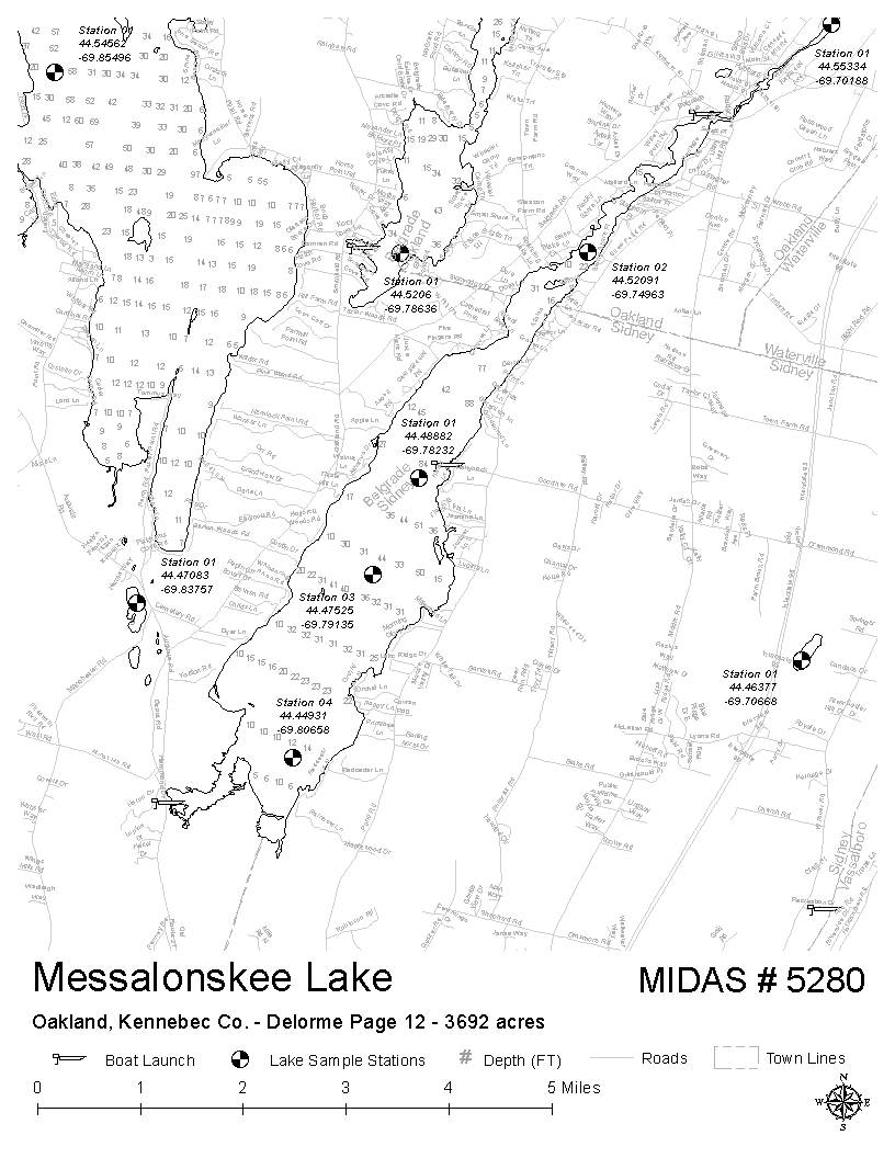 Lake Depth Chart