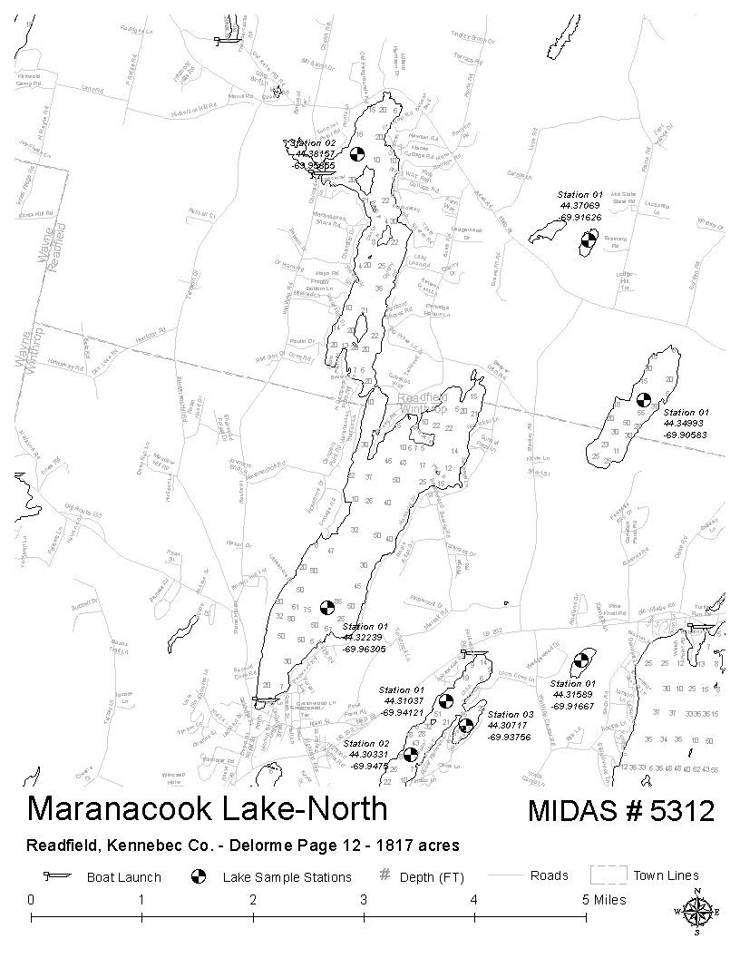 Newfound Lake Depth Chart