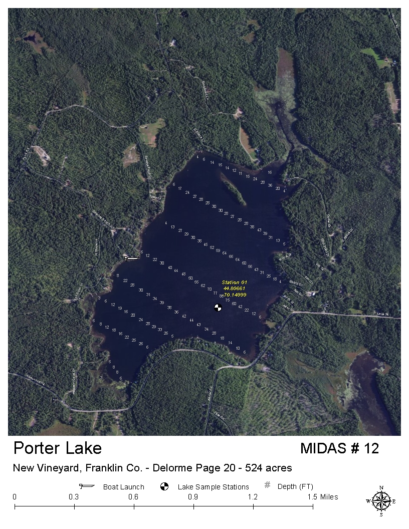 Vineyard Lake Depth Chart