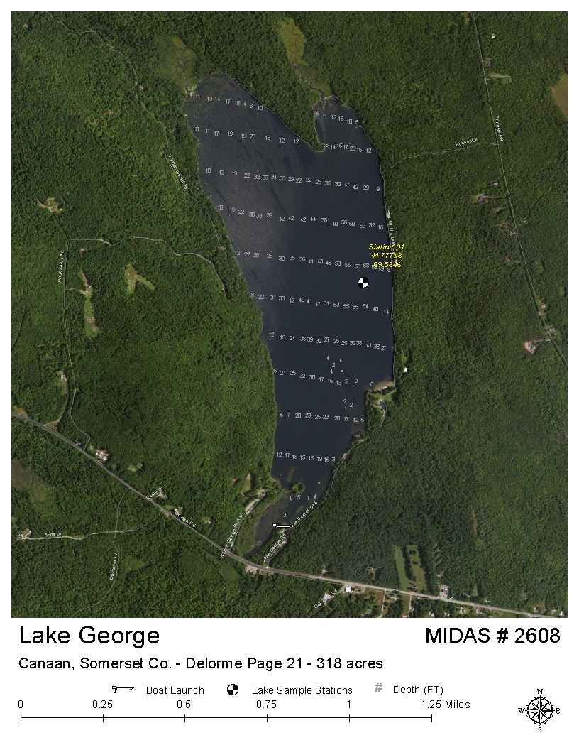 Lake George Depth Chart