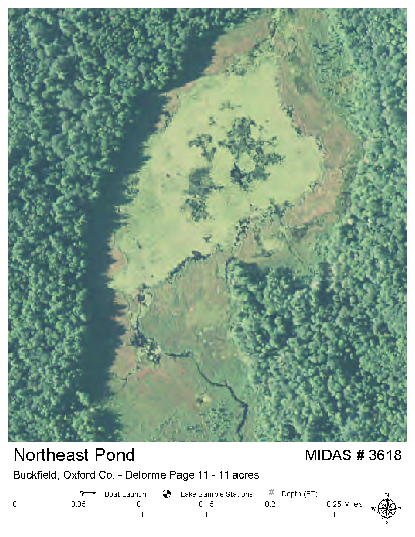 Lakes of Maine - Lake Overview - Northeast Pond - Hartford, Oxford, Maine