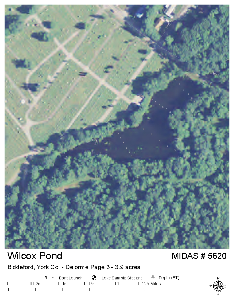 Lake Overview - Wilcox Pond - Biddeford, York, Maine - Lakes of Maine
