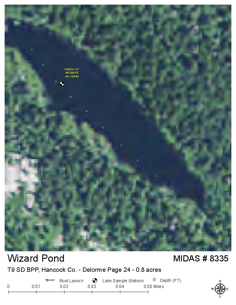 Wizard Lake Depth Chart