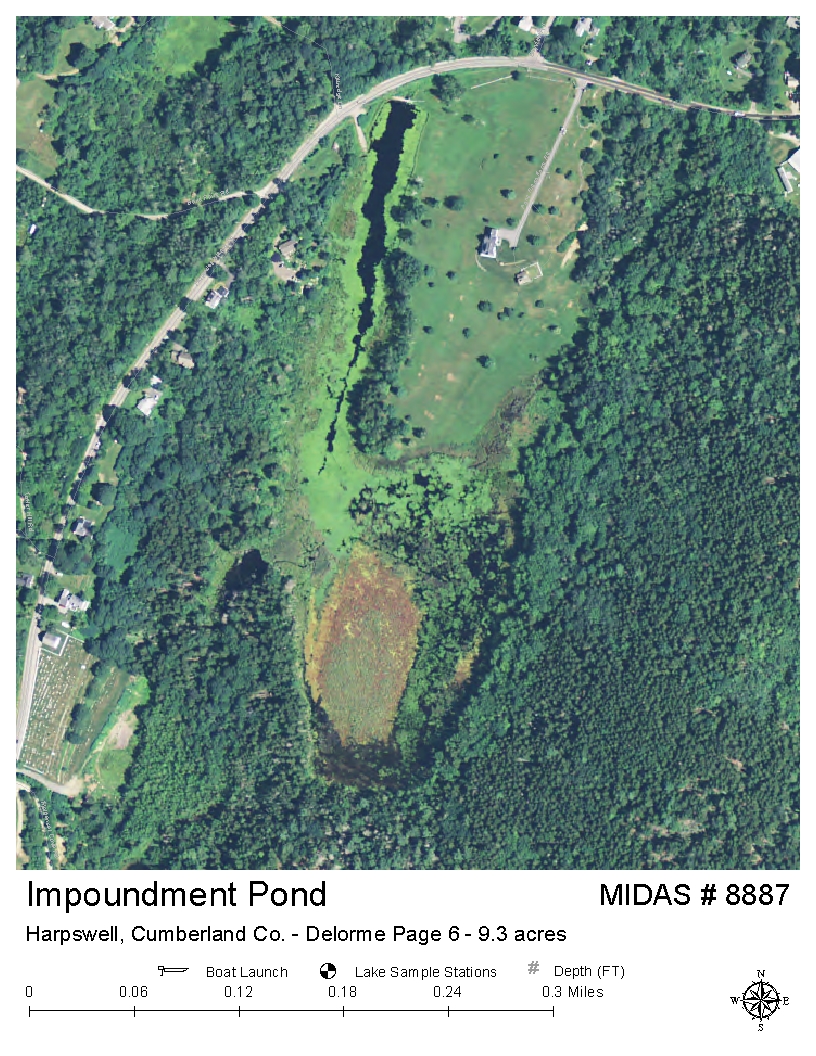 Lakes of Maine - Lake Overview - Impoundment Pond - Harpswell ...